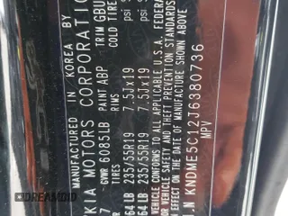 2018 Kia Sedona SX-L with VIN KNDME5C12J6380736, listed as a Copart auction lot 45411495 with 115,326 mi miles and Salvage Title. Bid and sale history available at carsss.com. Image 13.