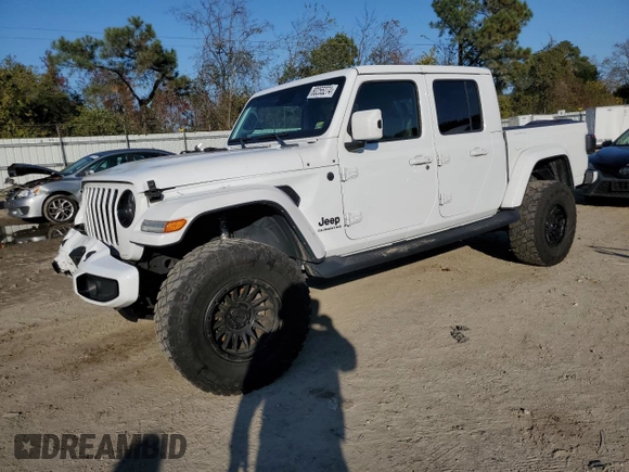 2021 Jeep Gladiator High Altitude с VIN 1C6HJTFG8ML608303, выставлен на аукционе Copart как лот 80255274 с пробегом 56 191 миль миль и Списание • Salvage title. История ставок и продаж доступна на DreamBid. Изображение 1.