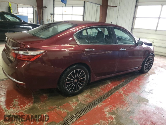 2016 Honda Accord Sport с VIN 1HGCR2F57GA147049, выставлен на аукционе Copart как лот 54896435 с пробегом 59 573 миль миль и Списание • Salvage title. История ставок и продаж доступна на DreamBid. Изображение 3.