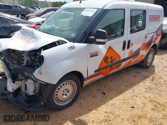 2020 Ram ProMaster City Cargo Tradesman z VIN ZFBHRFAB0L6S47079, wystawiony jako IAAI lot #42057694 z przebiegiem 69 115 mil mil oraz . Historia ofert i sprzedaży dostępna na DreamBid. Obrazek 17.
