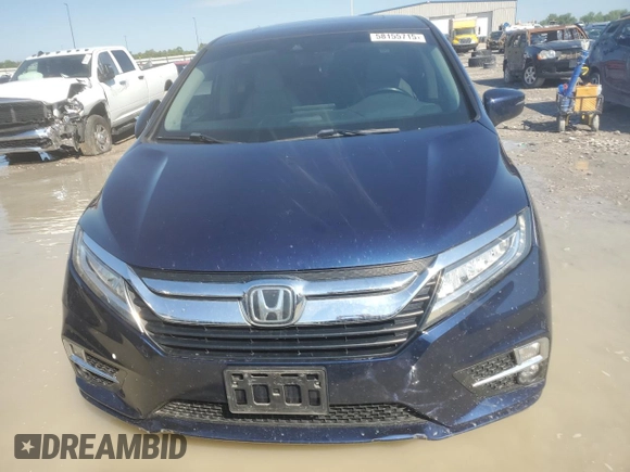 2019 Honda Odyssey Touring with VIN 5FNRL6H80KB100678, listed as a Copart auction lot 58155715 with Not provided miles and Salvage title. Bid and sale history available at DreamBid. Image 5.