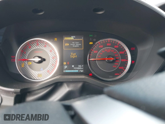 2017 Subaru Impreza Special Sports with VIN 4S3GKAM69H3604976, listed as a IAAI auction lot 41286620 with 70,586 mi miles and . Bid and sale history available at DreamBid. Image 7.