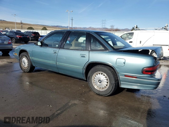 1994 Buick Regal with VIN 2G4WB55L1R1464688, listed as a Copart auction lot 48511405 with 123,944 mi miles and Salvage Title. Bid and sale history available at DreamBid. Image 2.