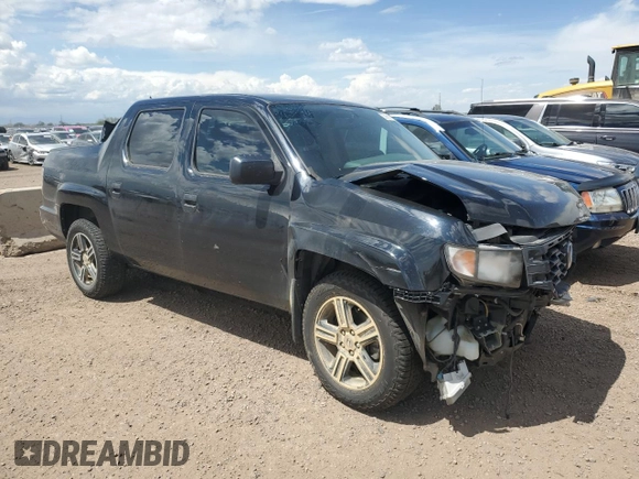 2013 Honda Ridgeline Sport with VIN 5FPYK1F74DB017907, listed as a Copart auction lot 55666355 with 140,117 mi miles and Salvage title. Bid and sale history available at DreamBid. Image 4.