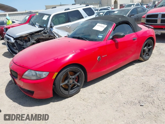 2007 BMW Z4 3.0si with VIN 4USBU53577LX02286, listed as a IAAI auction lot 42531826 with 110,423 mi miles and . Bid and sale history available at DreamBid. Image 16.