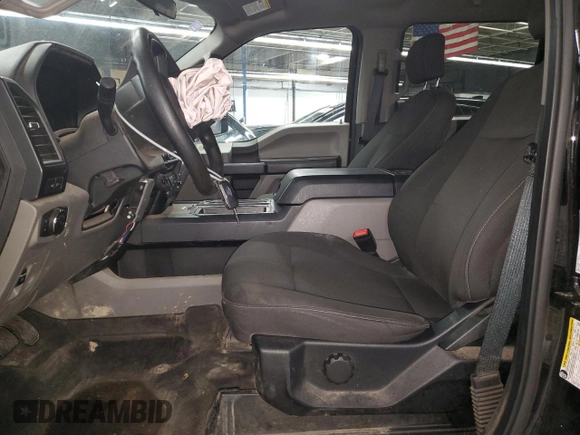 2018 Ford F-150 XL with VIN 1FTEW1EG0JFD10941, listed as a Copart auction lot 57855095 with 119,345 mi miles and Salvage title. Bid and sale history available at DreamBid. Image 7.