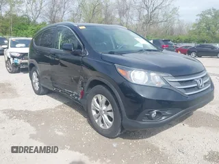 2012 Honda CR-V EX-L with VIN JHLRM3H76CC001626, listed as a IAAI auction lot 42122647 with 127,122 mi miles. Bid and sale history available at carsss.com. Image 1.