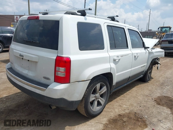 2016 Jeep Patriot Latitude with VIN 1C4NJRFB5GD674048, listed as a IAAI auction lot 42502023 with 128,127 mi miles and . Bid and sale history available at DreamBid. Image 4.