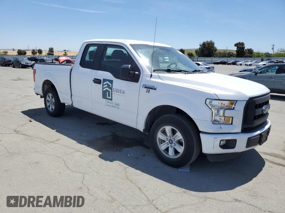 2016 Ford F-150 XL with VIN 1FTEX1C82GKF72100, listed as a Copart auction lot 55204515 with 123,117 mi miles and Salvage title. Bid and sale history available at DreamBid. Image 4.