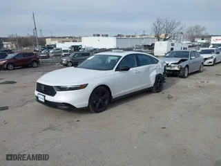 2024 Honda Accord Hybrid Sport-L with VIN 1HGCY2F7XRA015765, listed as a IAAI auction lot 41621055 with 17,978 mi miles. Bid and sale history available at carsss.com. Image 18.