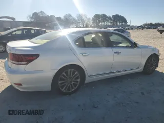 2017 Lexus LS with VIN JTHBL5EFXH5145845, listed as a Copart auction lot 86090854 with 51,905 mi miles and Salvage Title. Bid and sale history available at carsss.com. Image 3.