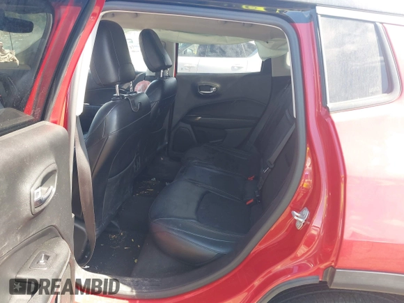 2018 Jeep Compass Altitude with VIN 3C4NJDBBXJT101043, listed as a IAAI auction lot 41937293 with 80,439 mi miles and . Bid and sale history available at carsss.com. Image 8.