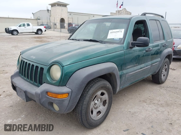 2003 Jeep Liberty Sport with VIN 1J4GL48K13W734113, listed as a IAAI auction lot 41915971 with 206,932 mi miles. Bid and sale history available at carsss.com. Image 2.