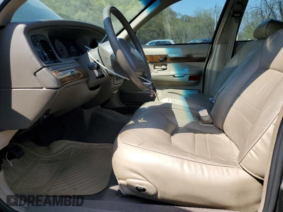 1999 Mercury Grand Marquis LS with VIN 2MEFM75W0XX731008, listed as a Copart auction lot 54375795 with 88,080 mi miles and Salvage Title. Bid and sale history available at DreamBid. Image 7.