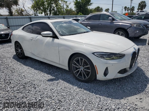 2021 BMW 4 Series 430i with VIN WBA53AP02MCF42908, listed as a Copart auction lot 50691305 with 48,114 mi miles and Clean Title. Bid and sale history available at DreamBid. Image 4.