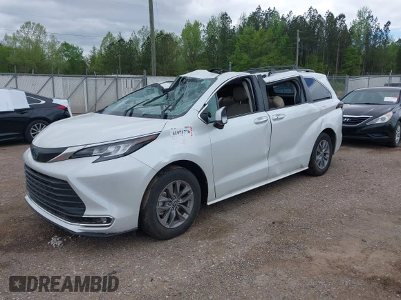 2023 Toyota Sienna XLE с VIN 5TDYRKECXPS153791, выставлен на аукционе IAAI как лот 41971776 с пробегом 27 629 миль миль и . История ставок и продаж доступна на DreamBid. Изображение 17.