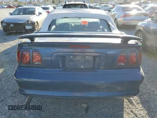 1998 Ford Mustang GT with VIN 1FAFP45X2WF107243, listed as a Copart auction lot 46116355 with 87,830 mi miles and Salvage Title. Bid and sale history available at carsss.com. Image 6.
