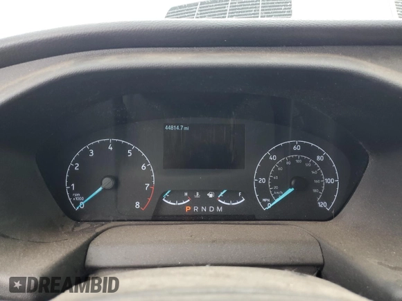 2021 Ford Transit Cargo with VIN 1FTBR2X86MKA10435, listed as a Copart auction lot 41313824 with 44,814 mi miles and . Bid and sale history available at DreamBid. Image 9.