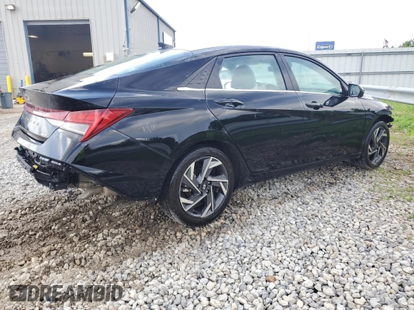 2024 Hyundai Elantra Limited с VIN KMHLP4DG9RU730501, выставлен на аукционе Copart как лот 60325065 с пробегом 35 370 миль миль и Чистый • Clean title. История ставок и продаж доступна на DreamBid. Изображение 3.