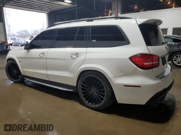 2017 Mercedes-Benz GLS 63 AMG with VIN 4JGDF7FE5HA774029, listed as a Copart auction lot 54489415 with Not Provided miles and Clean Title. Bid and sale history available at DreamBid. Image 2.