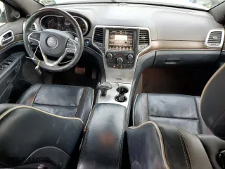 2014 Jeep Grand Cherokee Overland with VIN 1C4RJFCT4EC214380, listed as a Copart auction lot 44081495 with 201,861 mi miles and Salvage Title. Bid and sale history available at carsss.com. Image 8.