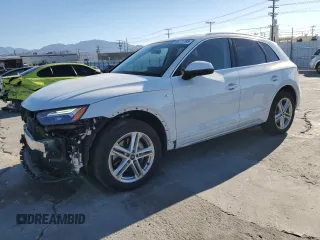 2024 Audi Q5 S line Premium with VIN WA1G2AFY1R2069111, listed as a Copart auction lot 46171785 with 10,350 mi miles and Salvage title. Bid and sale history available at DreamBid. Image 1.