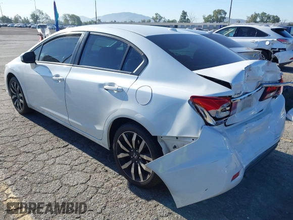2015 Honda Civic EX-L z VIN 19XFB2F98FE224168, wystawiony jako IAAI lot #42232023 z przebiegiem 98 417 mil mil oraz . Historia ofert i sprzedaży dostępna na DreamBid. Obrazek 3.