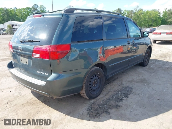 2005 Toyota Sienna CE with VIN 5TDZA23C05S294140, listed as a IAAI auction lot 42192185 with 204,621 mi miles and . Bid and sale history available at DreamBid. Image 4.