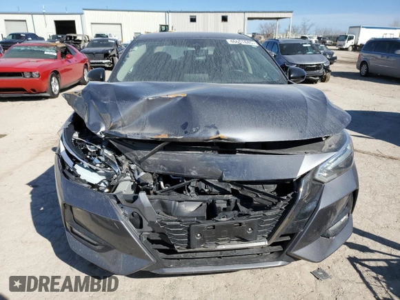 2022 Nissan Sentra SR with VIN 3N1AB8DVXNY287785, listed as a Copart auction lot 46651685 with 54,814 mi miles and Salvage Title. Bid and sale history available at carsss.com. Image 5.