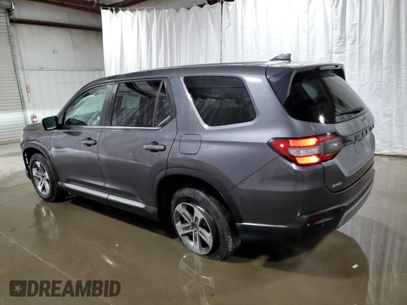 2023 Honda Pilot EX-L z VIN 5FNYG1H40PB034589, wystawiony jako Copart lot #56210485 z przebiegiem 42 181 mil mil oraz Czysty tytuł • Clean title. Historia ofert i sprzedaży dostępna na DreamBid. Obrazek 2.