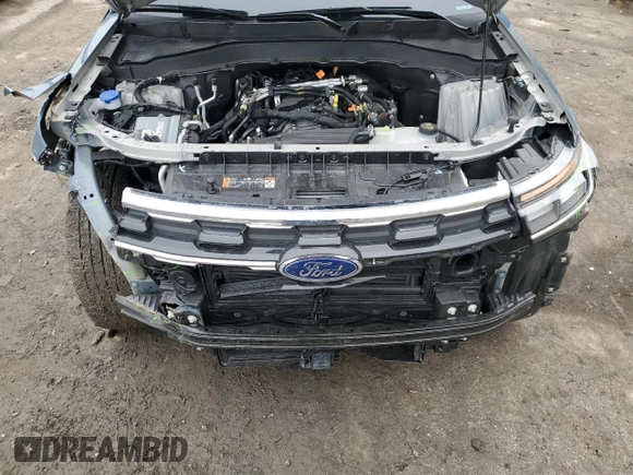 2025 Ford Explorer Active with VIN 1FMUK8DH4SGA39867, listed as a Copart auction lot 46553285 with 5,876 mi miles and Salvage Title. Bid and sale history available at carsss.com. Image 12.
