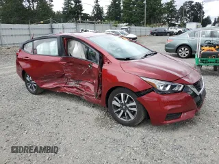 2021 Nissan Versa SV z VIN 3N1CN8EV9ML889734, wystawiony jako Copart lot #62571105 z przebiegiem 71 558 mil mil oraz Szkoda całkowita • Salvage title. Historia ofert i sprzedaży dostępna na DreamBid. Obrazek 4.