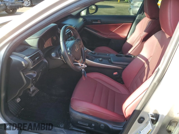 2020 Lexus IS 350 F Sport with VIN JTHGZ1E27L5017792, listed as a Copart auction lot 60219315 with 45,023 mi miles and Salvage title. Bid and sale history available at DreamBid. Image 7.