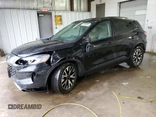 2020 Ford Escape SE Sport Hybrid with VIN 1FMCU9BZ7LUC23937, listed as a Copart auction lot 43950695 with 49,452 mi miles and Salvage Title. Bid and sale history available at DreamBid. Image 1.