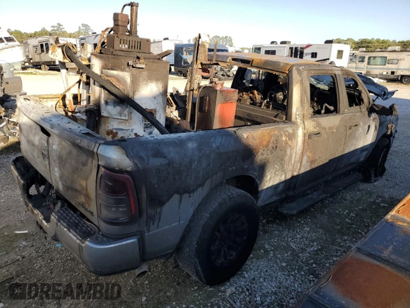 2022 Ram 2500 Big Horn with VIN 3C6UR5DJ0NG397629, listed as a Copart auction lot 86554734 with 0 mi miles and Non Repairable. Bid and sale history available at carsss.com. Image 3.