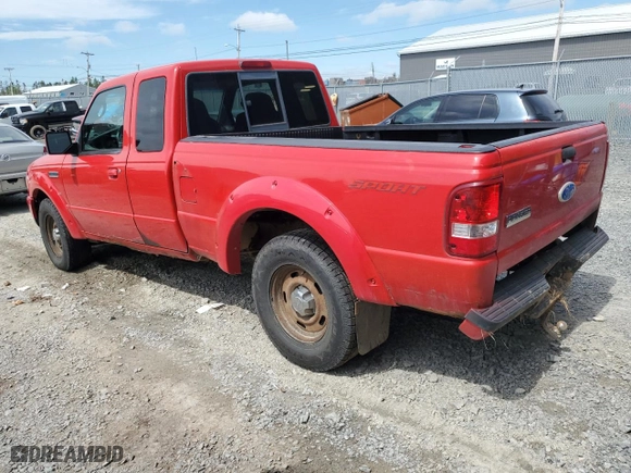2008 Ford Ranger XLT with VIN 1FTYR44U28PA04003, listed as a Copart auction lot 58849614 with 208,481 mi miles and Salvage Title. Bid and sale history available at carsss.com. Image 2.