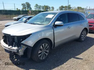 2016 Acura MDX w/Tech with VIN 5FRYD4H41GB053418, listed as a IAAI auction lot 42118766 with 72,700 mi miles. Bid and sale history available at carsss.com. Image 21.