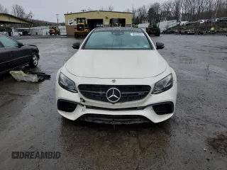 2018 Mercedes-Benz E-Class AMG E 63 S with VIN WDDZF8KB8JA251675, listed as a Copart auction lot 49253844 with 0 mi miles and Salvage Title. Bid and sale history available at carsss.com. Image 5.