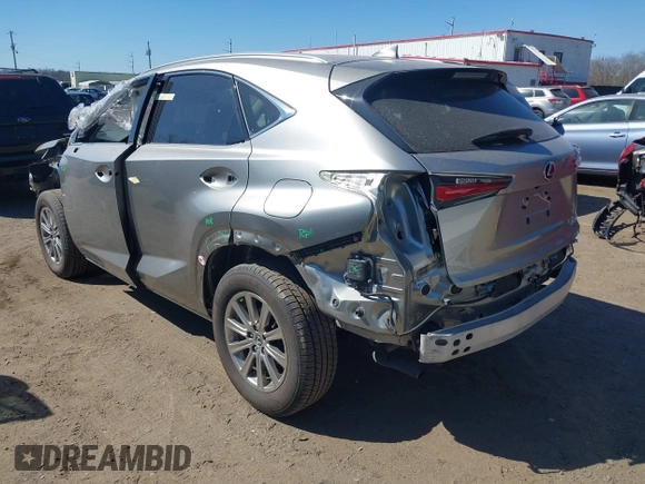 2021 Lexus NX with VIN JTJDARDZ0M2240751, listed as a IAAI auction lot 41741875 with 34,062 mi miles. Bid and sale history available at carsss.com. Image 3.