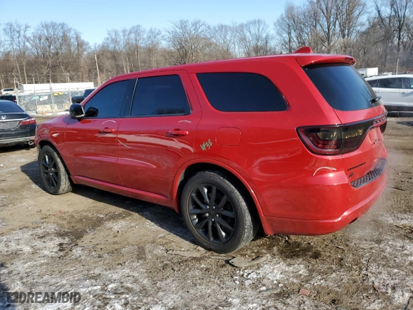2018 Dodge Durango R/T with VIN 1C4SDJCT7JC205825, listed as a Copart auction lot 41784165 with 91,978 mi miles and Salvage Title. Bid and sale history available at carsss.com. Image 2.