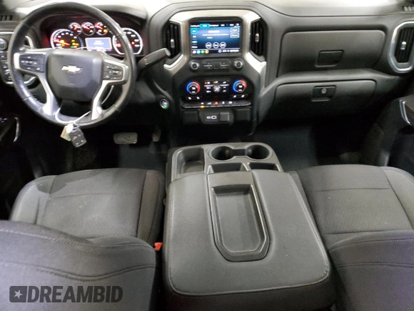 2021 Chevrolet Silverado 1500 LT with VIN 1GCRYDED0MZ224289, listed as a Copart auction lot 41636375 with 97,485 mi miles and Salvage Title. Bid and sale history available at DreamBid. Image 8.