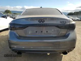 2019 Infiniti Q50 Luxe z VIN JN1EV7AP0KM542273, wystawiony jako Copart lot #50639035 z przebiegiem 44 001 mil mil oraz Szkoda całkowita • Salvage title. Historia ofert i sprzedaży dostępna na DreamBid. Obrazek 6.