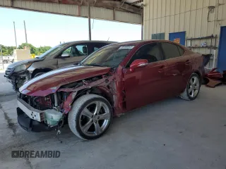 2011 Lexus IS 250 z VIN JTHBF5C28B5132798, wystawiony jako Copart lot #58598065 z przebiegiem 98 939 mil mil oraz Szkoda całkowita • Salvage title. Historia ofert i sprzedaży dostępna na DreamBid. Obrazek 1.