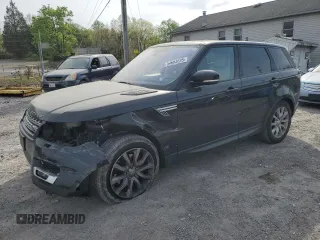 2016 Land Rover Range Rover Sport HSE z VIN SALWR2VFXGA643199, wystawiony jako Copart lot #54693625 z przebiegiem 78 089 mil mil oraz Szkoda całkowita • Salvage title. Historia ofert i sprzedaży dostępna na DreamBid. Obrazek 1.