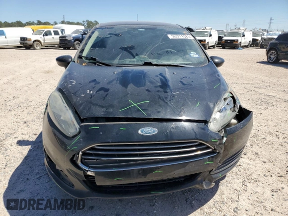2017 Ford Fiesta SE with VIN 3FADP4BJ9HM110280, listed as a Copart auction lot 50011825 with 88,923 mi miles and Salvage Title. Bid and sale history available at carsss.com. Image 5.