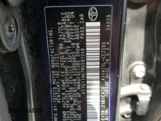 2021 Toyota Camry SE Nightshade with VIN 4T1G11AK7MU581248, listed as a Copart auction lot 46943655 with 78,866 mi miles and Clean Title. Bid and sale history available at DreamBid. Image 12.