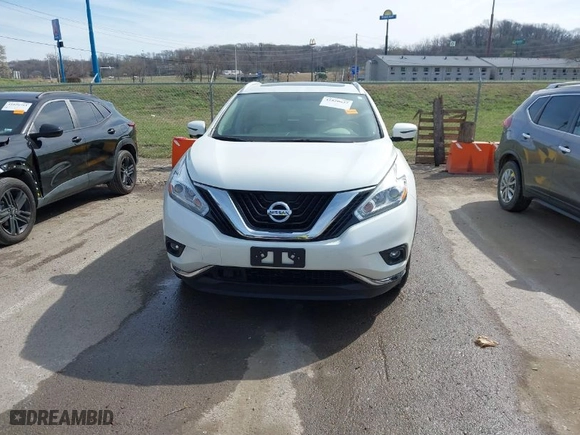 2017 Nissan Murano Platinum with VIN 5N1AZ2MG2HN204483, listed as a IAAI auction lot 41820637 with 70,931 mi miles. Bid and sale history available at carsss.com. Image 12.