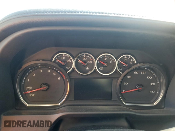 2020 Chevrolet Silverado 1500 LTZ with VIN 1GCUYGET8LZ306482, listed as a Copart auction lot 75839224 with Not Provided miles and Salvage Title. Bid and sale history available at DreamBid. Image 9.