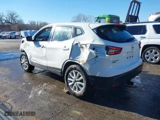 2021 Nissan Rogue Sport S with VIN JN1BJ1AV1MW306958, listed as a IAAI auction lot 41029311 with 56,890 mi miles. Bid and sale history available at carsss.com. Image 3.