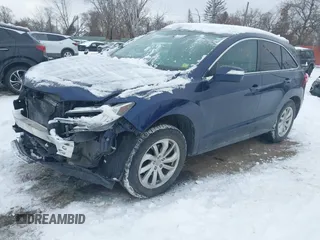 2016 Acura RDX Technology with VIN 5J8TB3H50GL008893, listed as a IAAI auction lot 41613475 with 124,730 mi miles and . Bid and sale history available at DreamBid. Image 2.